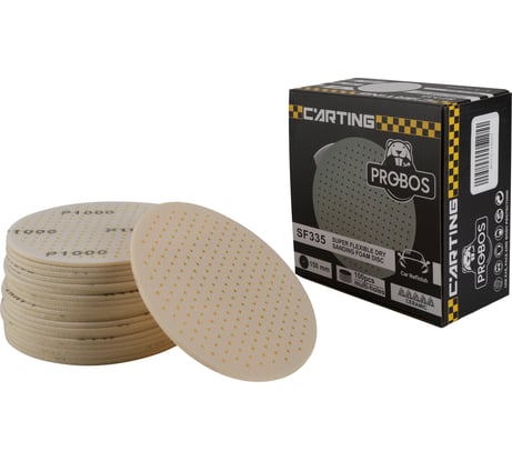 Круг абразивный гибкий SF335 Hookit 150 мм, Р1000, на вспененной основе, 20 шт PROBOS 33533541-20