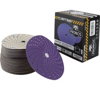 Круг шлифовальный c мультипылеотводом Purple P400, CP737 CERAMIC Hookit, 150 мм, 100 шт PROBOS 73751428-100