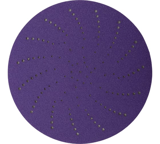 Круг шлифовальный c мультипылеотводом Purple P120, CERAMIC FILM Hookit CF775, 125 мм, 100 шт PROBOS 77586823-100