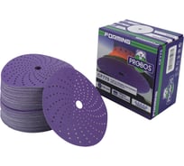 Круг шлифовальный c мультипылеотводом Purple P120, CERAMIC FILM Hookit CF775, 150 мм, 100 шт PROBOS 77586825-100