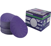 Круг шлифовальный c мультипылеотводом Purple P240, CERAMIC FILM Hookit CF775, 125 мм, 100 шт PROBOS 77547097-100
