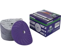 Круг шлифовальный c мультипылеотводом Purple P400, CERAMIC FILM Hookit CF775, 150 мм, 100 шт PROBOS 77505059-100