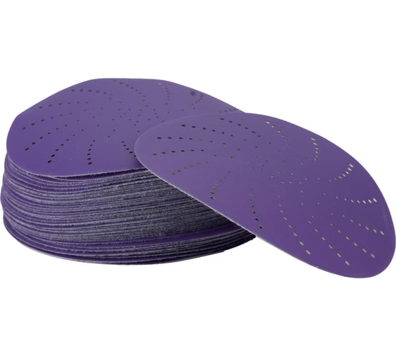 Круг шлифовальный c мультипылеотводом Purple P400, CERAMIC FILM Hookit CF775, 125 мм, 100 шт PROBOS 77505058-100
