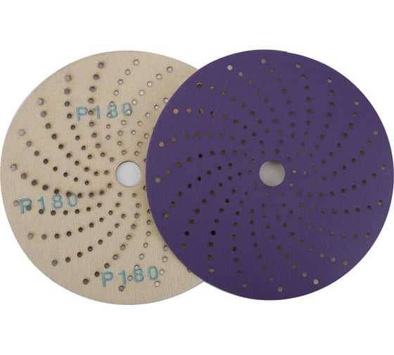Круг шлифовальный c мультипылеотводом Purple P180, CP737 CERAMIC Hookit, 150 мм, 100 шт PROBOS 73751422-100