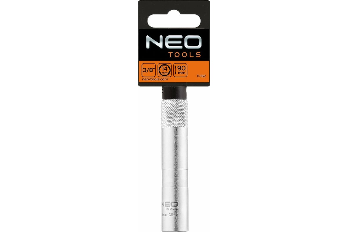 Головка свечная (14х90 мм; 3/8) с магнитом NEO Tools 11-152 - выгодная .