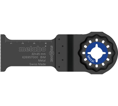 Пилка по металлу metal (5 шт; 32х45 мм; BiM; Starlock; 20TPI) Metabo 626958000