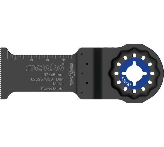 Пилка по металлу metal (5 шт; 32х45 мм; BiM; Starlock; 20TPI) Metabo 626958000 1