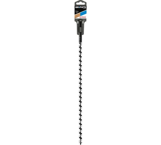 Сверло по дереву спираль Левиса (12x400х300 мм) GRAPHITE 57H254