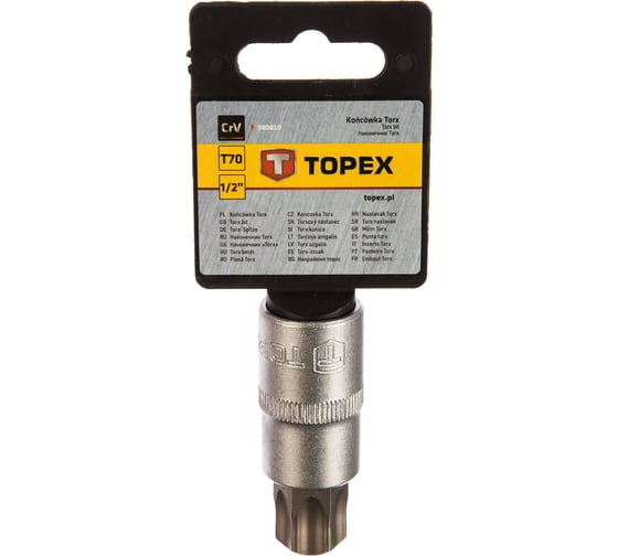 Головка Torx (T70; 60 мм) TOPEX 38D810 1