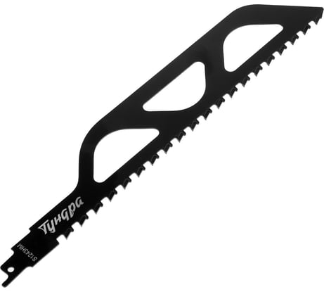 Полотно по газобетону для сабельной пилы сталь 65Mn, зубцы YG8, 305x50x1.5 мм ТУНДРА 9286067