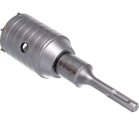 Коронка с державкой по бетону ЗУБР 50 мм, SDS-Plus 29211-50