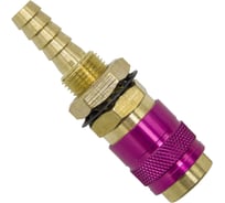 Быстросъемное соединение с резьбовой втулкой М NW5 - штуцер 8 мм (Red) Оберон FA3076