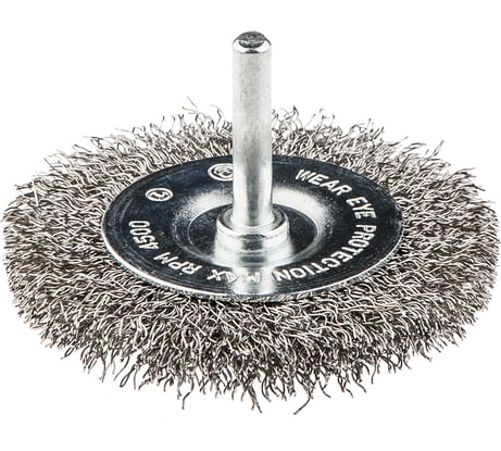 Щетка проволочная дисковая (75 мм; INOX; хвостовик 6.25 мм) GRAPHITE 57H602