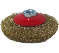 Щетка радиальная с наклоном, мягкая 125 мм, М14 для УШМ TORGWIN T104698