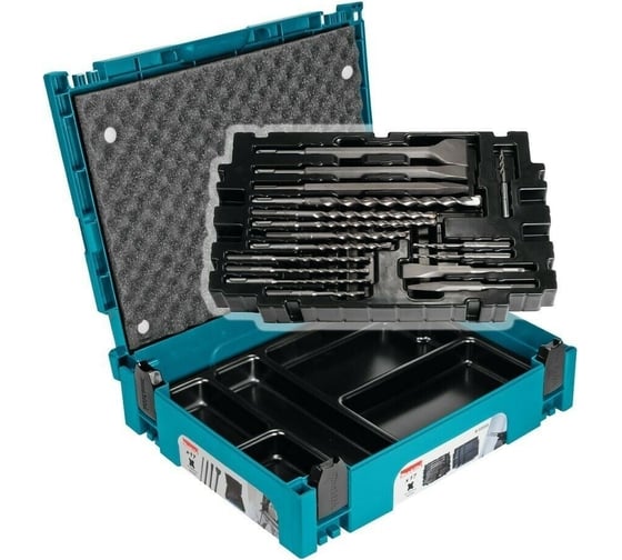 Набор буров и долот SDS-Plus, 17 шт., MAKPAC Makita B-53877