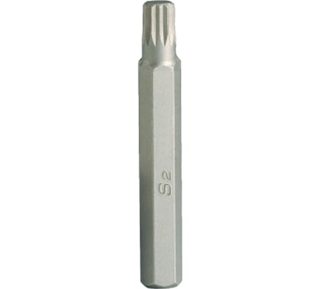 Бита SPLINE M6, хвостовик 10 мм, 75 мм PROJAHN 348706