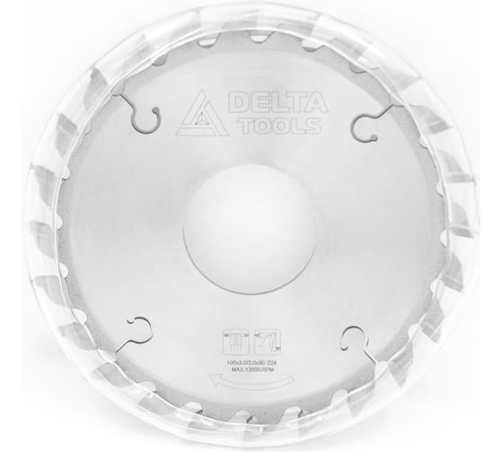 Пила торцовочная 100x30 мм, Z=24 Deltatools 06-4025