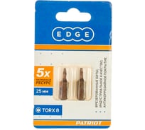 Бита (2 шт; T8; 25 мм) EDGE by PATRIOT 818010015