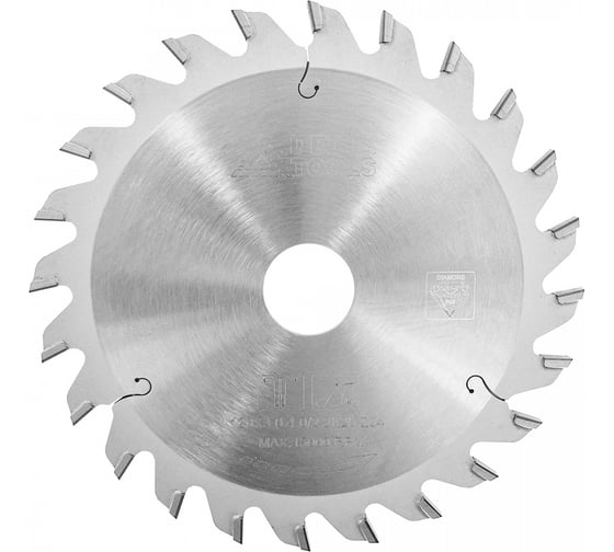 Пила подрезная коническая алмазная 180x30x3.3/4.3 мм, 36T Dtdsb 18030kon Deltatools 06-3665 1