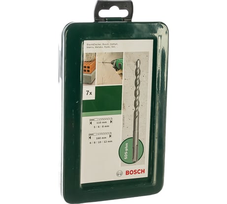 Набор сверл по бетону (5-12 мм; SDS-PLUS; 7 шт.) Bosch 2609255543