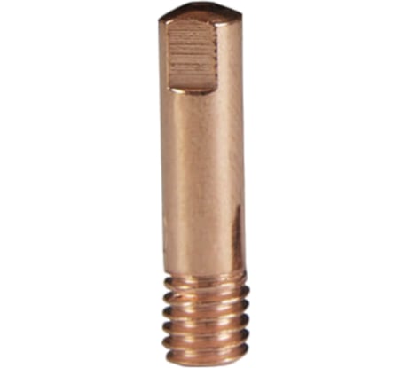 Наконечник прямой (М6; 25 мм; 0.8 мм; E-Cu) Foxweld 4515