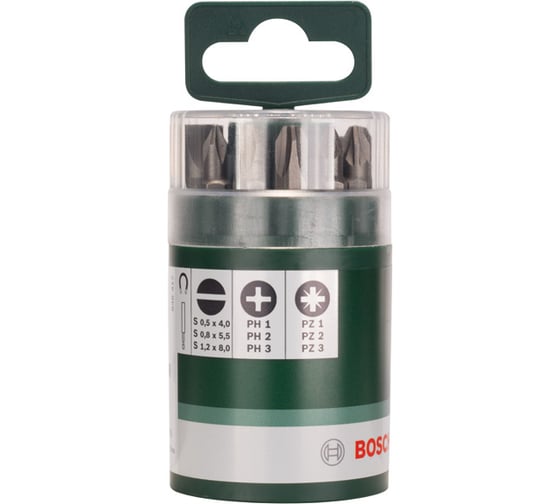 Набор бит (SL/PH/PZ; 25 мм; 10 шт.) Bosch 2609255975 1