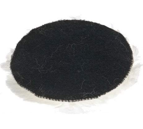 Насадка полировальная под липучку (125 мм, натуральная шерсть) MATRIX 75952