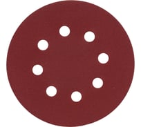 Круг абразивный на ворсовой подложке под липучку (125 мм, Р240, 5 шт.) MATRIX 73811