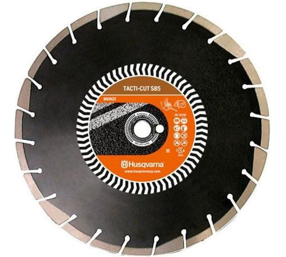 Алмазный диск TACTI-CUT S85 (400х10х25.4/20 мм) Husqvarna Construction 5798166-30 1