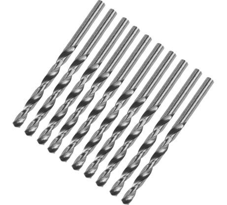 Сверло по металлу ц/х 5x85 мм, HSS, 10 шт ЛОМ 1864665