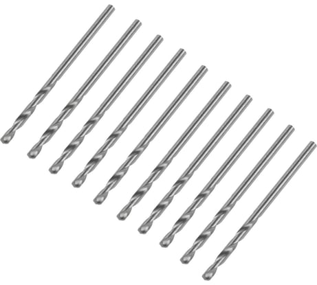 Сверло по металлу ц/х 2.5x55 мм, HSS, 10 шт ЛОМ 1864660