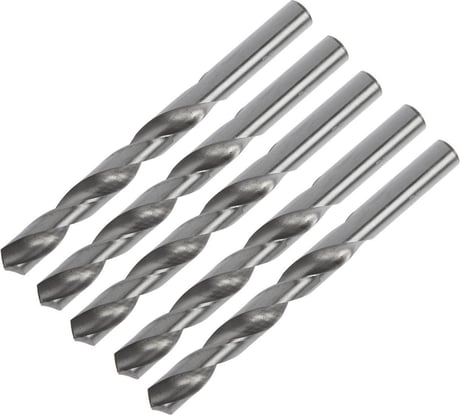 Сверло по металлу ц/х 12.5x150 мм, HSS, 5 шт ЛОМ 1864680