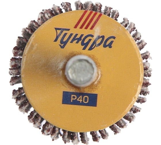 Круг лепестковый радиальный 30x20x6 мм, Р40 ТУНДРА 5162348