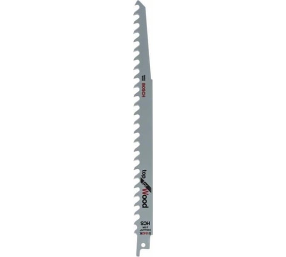 Полотно сабельное по дереву S1542K (240 мм; 3 TPI; 2 шт.) Bosch 2609256703