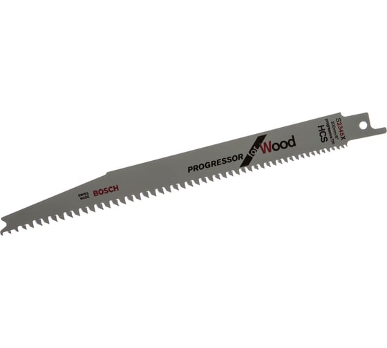 Полотно сабельное по дереву S2345X (203 мм; 6-10 TPI; 2 шт.) Bosch 2609256704