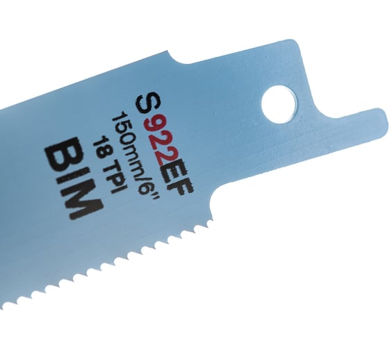 Полотно сабельное по металлу S922EF (152 мм; 18 TPI; 2 шт.) Bosch 2609256706