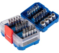 Набор торцевых головок и насадок 1/4"DR, 4-14 мм, 49 предметов KING TONY 2549MR-EB