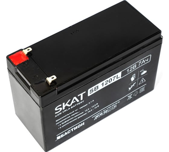 Аккумулятор свинцово-кислотный Skat SB 1207L Бастион 2534
