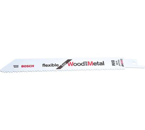 Полотно сабельное по дереву и металлу S922HF (152 мм; 10 TPI; 2 шт.) Bosch 2609256711