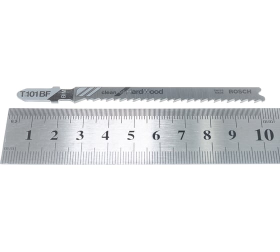 Полотно для лобзика по дереву T101BF (100 мм; 9 TPI; 2 шт.) Bosch 2609256728
