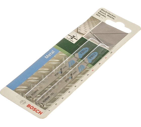 Полотно для лобзика по металлу T118A (91 мм; 17-23 TPI; 2 шт.) Bosch 2609256729 1