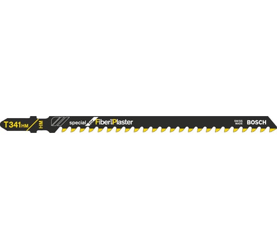 Полотно для лобзика Fibre and Plaster T341HM (132 мм; 6 TPI) Bosch 2609256740 1