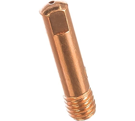 Наконечник прямой VARTEG (М6; 25 мм; 0.8 мм; E-Cu) Foxweld 6086