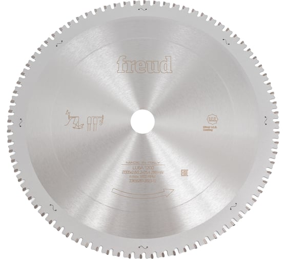 Пильный диск по стали 305x2.6x25.4 мм, Z80 Freud Lu6A 1200