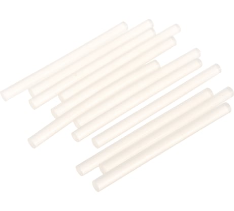 Клей белый светящийся в темноте (12 шт; 7х100 мм) для клеевого пистолета ПРАКТИКА 790-250