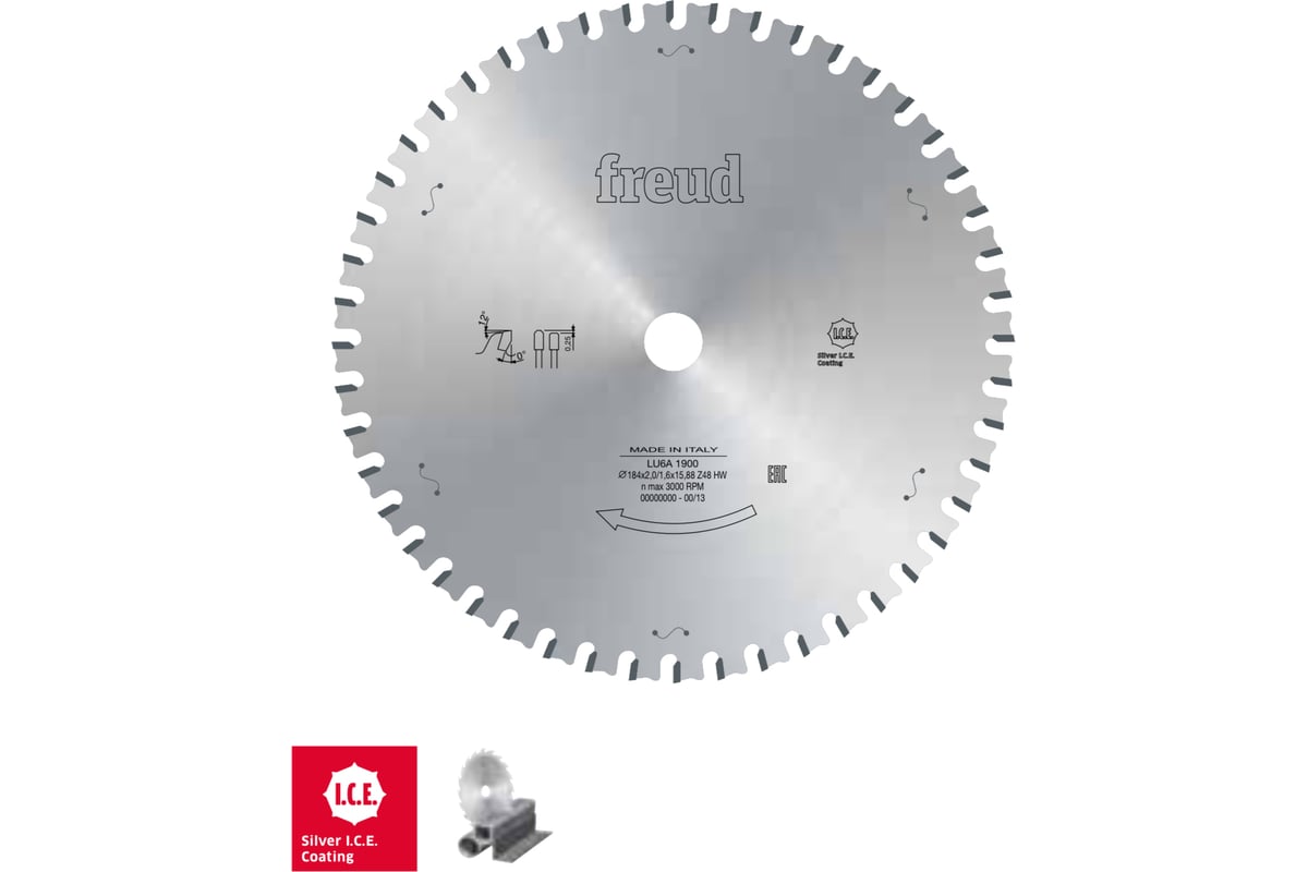 Пильный диск по стали 355x2.6x25.4 мм, Z90 Freud Lu6A 1600 - выгодная ...