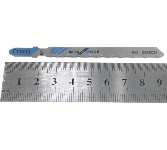 Полотно для лобзика по металлу T118G (91 мм; 36 TPI; 2 шт.) Bosch 2609256731