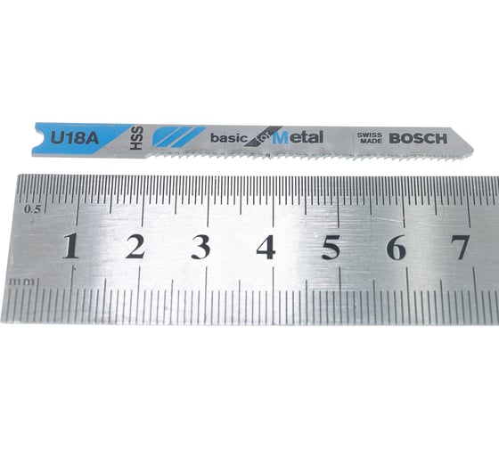 Полотно для лобзика по металлу U18A (70 мм; 21 TPI; 2 шт.) Bosch 2609256765