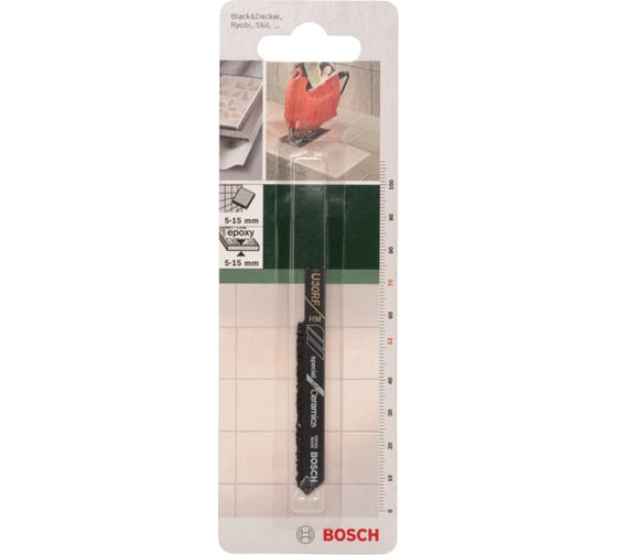 Полотно для лобзика по керамике U30RIFF (70 мм) Bosch 2609256773