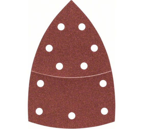 Шлифлист по дереву (102х62 мм; 93 мм; К240; 10 шт.) Bosch 2609256A66 1